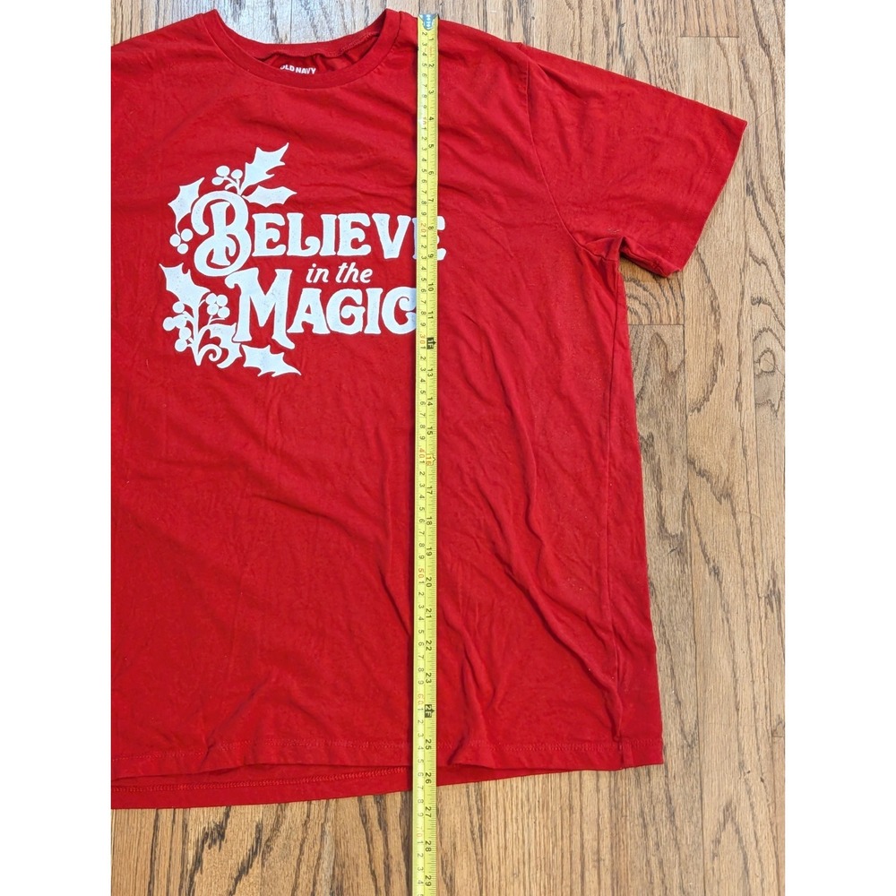 Old Navy Match the Fam Christmas Pajamas Set 2T & Women's L Red Believe in Magic - Picture 12 of 14